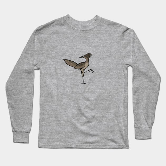 Roadrunner Long Sleeve T-Shirt by Laura Beth Art